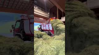 Machines collect hay for a barn 🚜🧑‍🌾  🎥 swissmeli [upl. by Metzger]