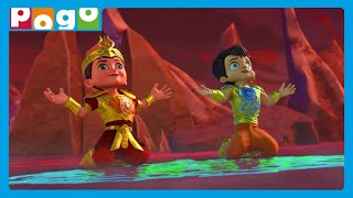 Do Ka Dum 👊 Aag aur Paani Ki Yaari 🤗 Little Singham and Chhota Bheem  Action  PogoChannel [upl. by Tilda715]