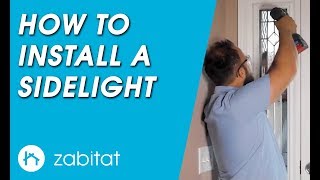 How to Replace a Door Sidelight  Door Glass Insert [upl. by Elvin]