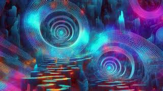 4K UHD Neon Glitch Geometry  Trippy Visuals for LSD Shroom and Psychedelic Trips [upl. by Laney]