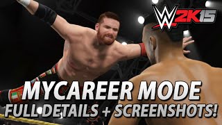 WWE 2K15 MyCareer Screenshots  Full Details [upl. by Jc]