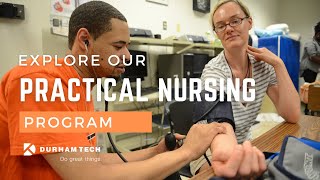 Licensed Practical Nursing  Explore Health and Wellness Programs at Durham Tech [upl. by Yelsehc15]