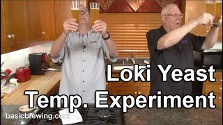 Loki Yeast Temperature Experiment  Basic Brewing Video  December 10 2018 [upl. by Senzer]