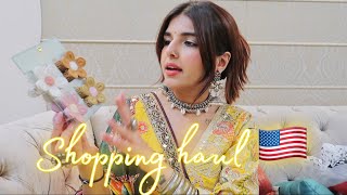 USA Shopping Haul 😍🛍  Ashi Khanna [upl. by Haneeja927]