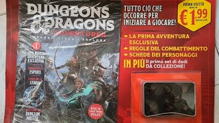 UNBOXING Dungeons amp Dragons Hachette 1 USCITA ITALIANA dnd dungeonsanddragons d20 fyp gaming [upl. by Niuqaoj]