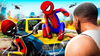 SPIDERMAN STICK FIGURE In GTA 5 [upl. by Cohe]