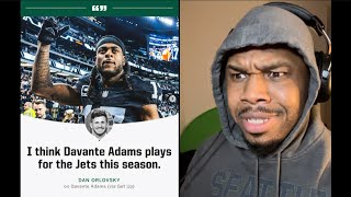 Davante Adams playing for the Jets THIS season…  BigR reacts [upl. by Eniroc]