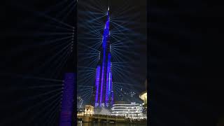 Dubais Burj Khalifa New Year Light Show 2019 [upl. by Ariday588]