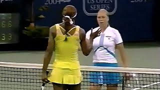 Serena Williams vs Vera Zvonareva 2004 Los Angeles QF Highlights [upl. by Icak]