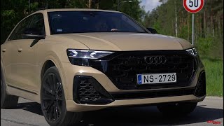 Elektroniskās acis Ko bez ātras braukšanas pieprot jaunais Audi Q8 [upl. by Michel]