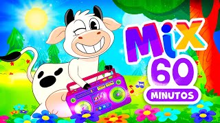 La Vaca Lola  El Mejor Mix de Canciones Infantiles para Niños [upl. by Mosi]