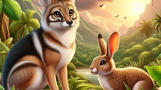 Rabbit amp Jackal  Jackal amp Rabbit Hindi Kahaniya kidsvideo cartoon animals trending [upl. by Spiro]