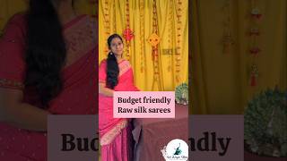 Raw silk sarees  Budget friendly  Diwali Delights Sale [upl. by Whitford515]