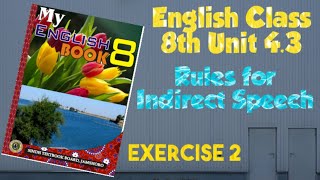 English Class 8th Unit 43 Exercise 2 [upl. by Rocca559]