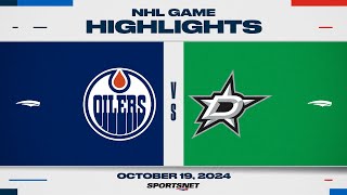 NHL Highlights  Oilers vs Stars  October 19 2024 [upl. by Manning411]