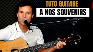 Trois cafés gourmands  A nos souvenirs  TUTO GUITARE  BATTERIE [upl. by Hillery]