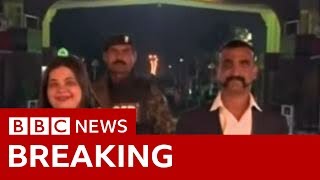 Kashmir captured Indian pilot freed by Pakistan  BBC News [upl. by Amelina]