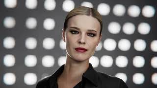 Eva Herzigova MetaHuman Teaser Video [upl. by Anippesuig338]