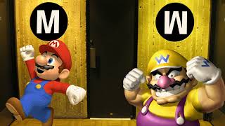 Wario dies after going into the womens restroom thinking it was the Wario restroommp3 [upl. by Brendon455]