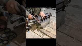 How to Rebuild a Broken Hydraulic Cylinder Rod Like a Pro – Watch the Process [upl. by Lenroc]