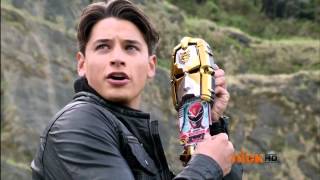 Power Rangers Megaforce  Red Ranger Morph 3  Power Rangers Official [upl. by Ymot977]