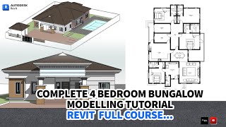 Autodesk Revit Architecture 2024 Full Beginners Tutorial [upl. by Donnelly]