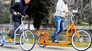 This incredible World’s first electric walking bike is a treadmill on wheels [upl. by Amles469]