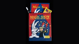 MAGIC SHOW Coloring Book DELUXE SET 4 way by Murphys Magic  OFFICIAL TRAILER [upl. by Ybsorc723]