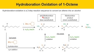 HydroborationOxidation of 1Octene Experiment Part 3 Week 2 Prelab Lecture [upl. by Santana]