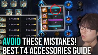 Lost Ark MUST WATCH BEST Tier 4 Accessories Guide How to gain DPS amp GOLD [upl. by Lorens]