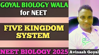 Biological classification  Five kingdom amp Six kingdom System  Class 11th Botany  for neet [upl. by Alda]