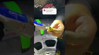 Gluing 5 Lugnuts on a NASCAR Tire [upl. by Anaher]