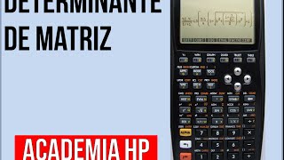 Como calcular o determinante de uma matriz utilizando a calculadora HP 50 g [upl. by Lua]