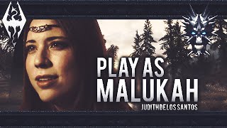 Skyrim Play as Malukah Famous Singer [upl. by Cristabel]