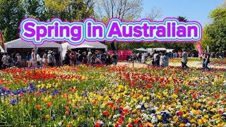 Floriade Australias Biggest Celebration of Spring at Commonwealth Park Canberra travelvlog 🌸🇦🇺 [upl. by Barny]