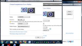 Setting Screen resolution windows 7 [upl. by Gorden]