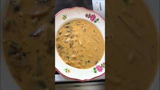 Soupe aux champignons de Paris 😍 cuisine recette champignons soupe potage velouté [upl. by Dj]