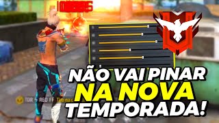 A Melhor Sensibilidade Para Subir Capa Na Nova Atualização Do Free Fire No Android e No IPhone [upl. by Ecirrehs]