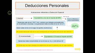 Deducciones Personales [upl. by Ulyram]