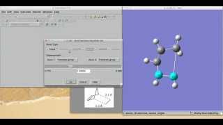 Building a molecular structure with Gaussview [upl. by Barling]