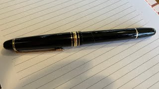 MONTBLANC Meisterstuck Classique Fountain Pen 145106513 [upl. by Eiznekcm]