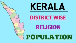 Kerala District wise Religion Population  Main Religion in Kerala Districts  The Honest [upl. by Aynekat735]