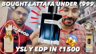 LATTAFA UNDER ₹999 😨 YSL Y AT ₹1500 😳 EXPLORING BEST CHEAP PERFUMES 😍 MEGA UNBOXING 📈 NEW FRAGRANCES [upl. by Standice565]