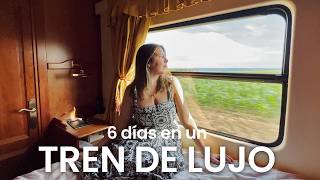 6 días en un TREN LUJOSO España  4K [upl. by Meirrak]