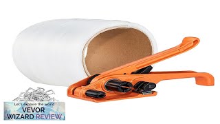 VEVOR Banding Strapping Kit with Strapping Tensioner Tool 328 ft Length Woven Review [upl. by Dody]