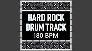 Hard Rock Drum Track 180 BPM Drum Beat Track ID42 [upl. by Janel]