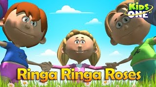 Ringa Ringa Roses  Ring Around the Rosie  Nursery Rhymes amp Popular Songs for Children [upl. by Nnahsal]