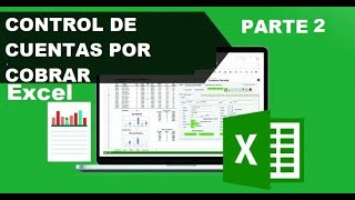 ¿Como diseñar un control de cuentas por cobrarcobranzas en excel2 [upl. by Natanhoj741]