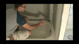 Duraflex Professional Bathtub Surround Kit Installation Part 1 of 3 [upl. by Nadirehs642]