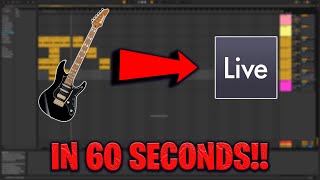 HOW TO RECORD GUITAR  Ableton 11 [upl. by Retsehc]